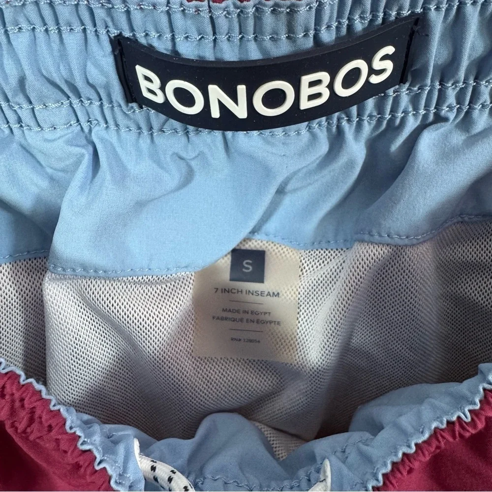 BONOBOS Throwback Swim Trunks 7 inches Size Small